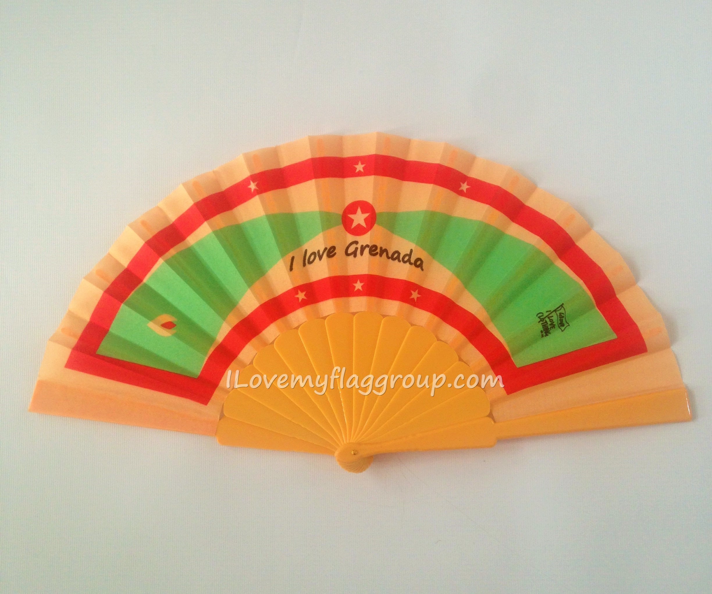 Grenada flag fan