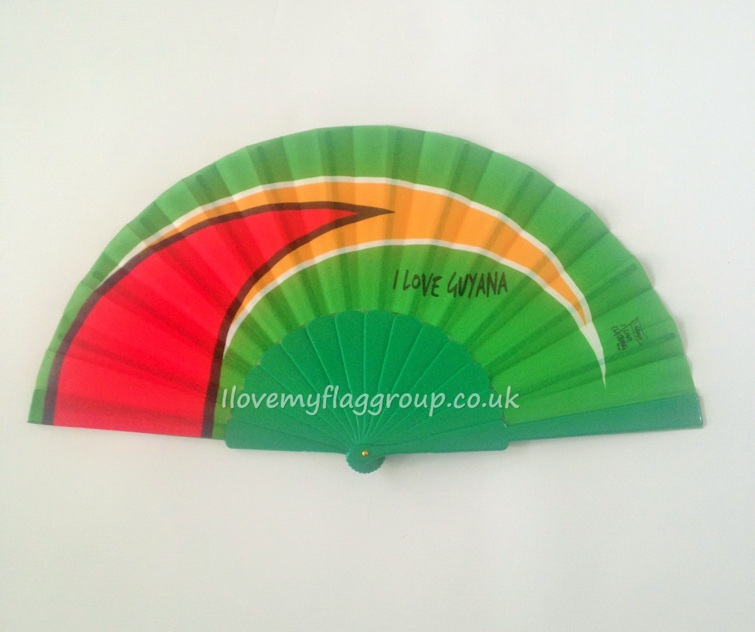 Guyana Flag Fan